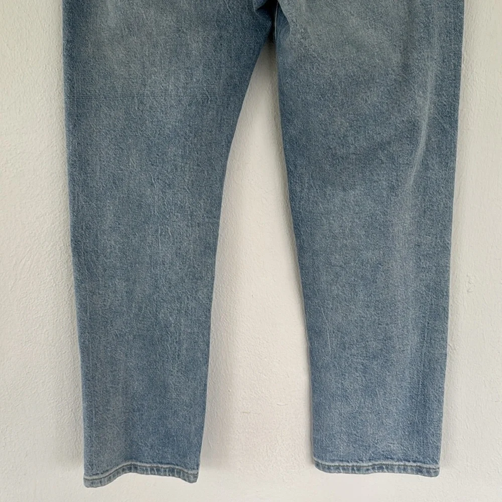 Lucky Brand Legend rhinestone 90s loose high rise crop light wash jeans size 25 - Picture 8 of 13